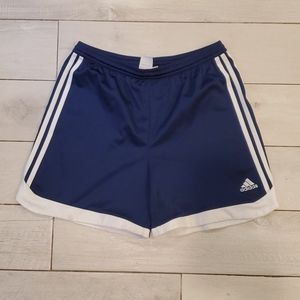 Navy Adidas shorts